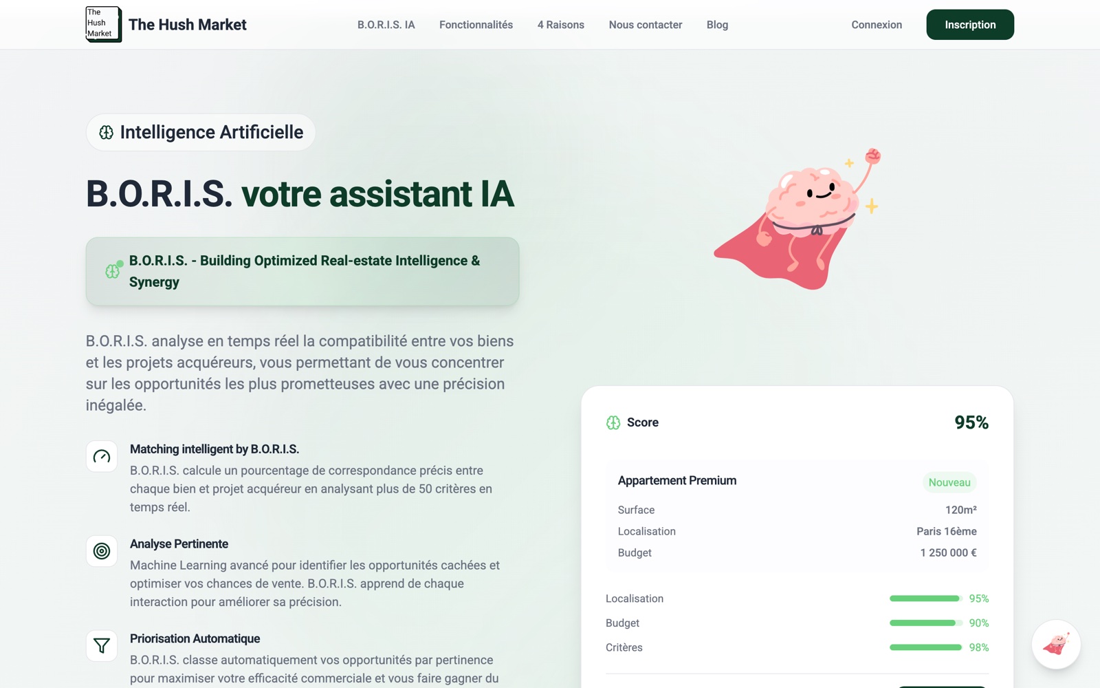 B.O.R.I.S. — moteur de matching